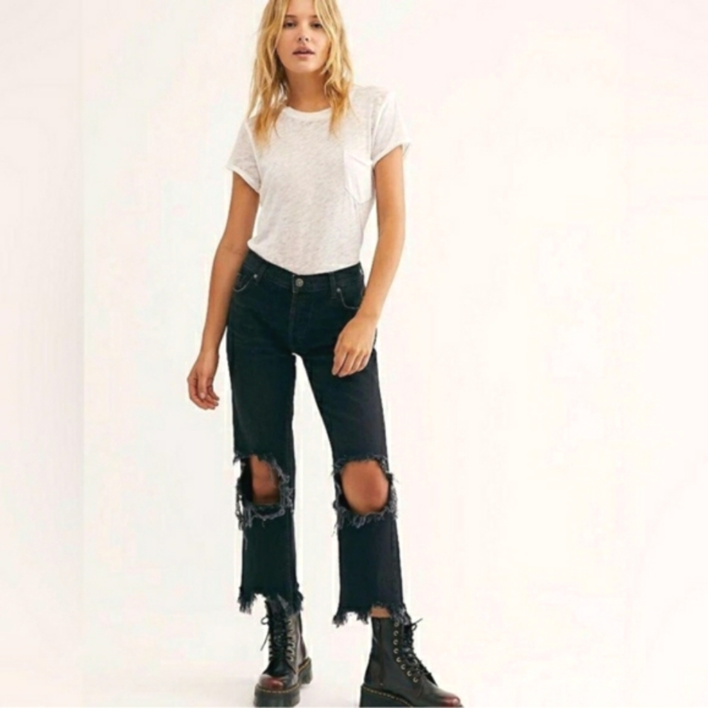 Free People We The Free Maggie Straight Leg Jeans